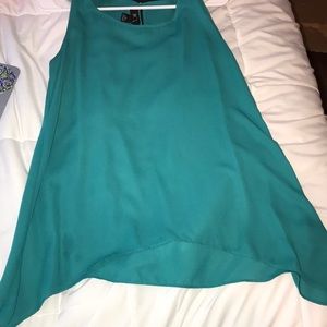 turquoise tunic tank top